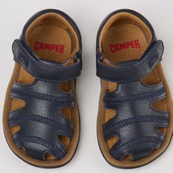 Camper Navy Blue Kids Sandals - Picture 2 of 7